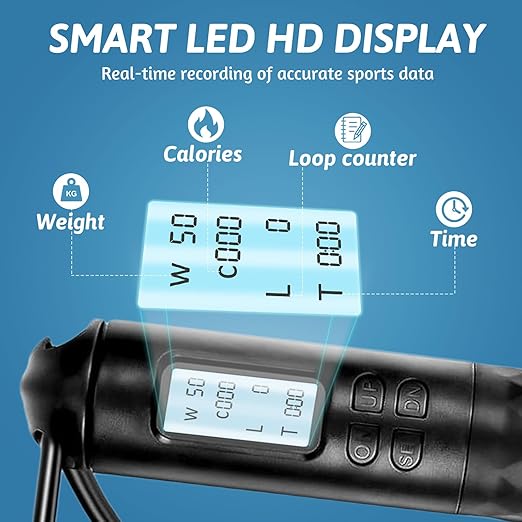 ✨ Smart Cordless Jump Rope – Burn Calories Anytime, Anywhere